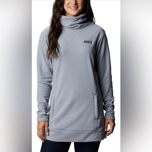 Columbia Women's Ali Peak Fleece Tunic Gray Size XL GUC